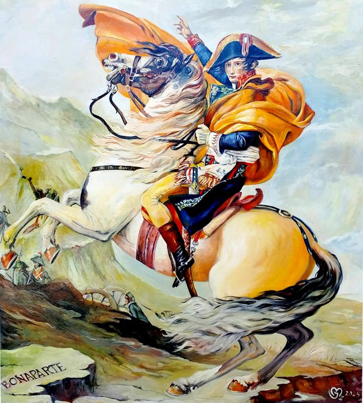 Napoleon przekraczający Przełęcz Świętego Bernarda