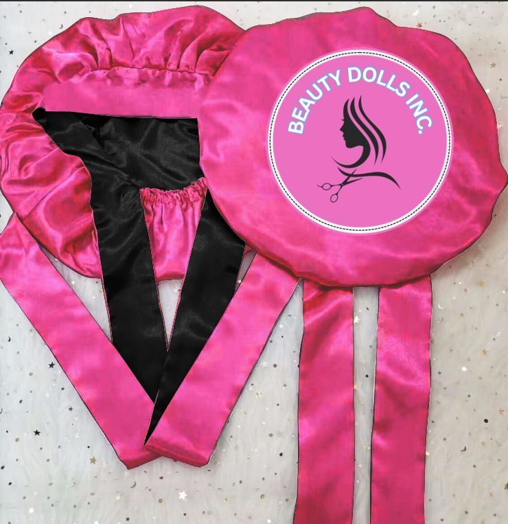 Hair Bonnet Pink (short)