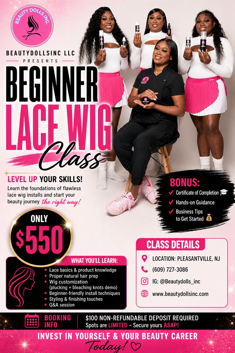 Beginner Lace Wig Class Beginner Lace Wig Class