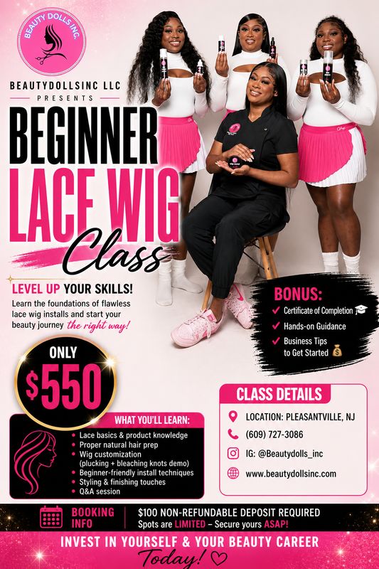 Beginner Lace Wig Class