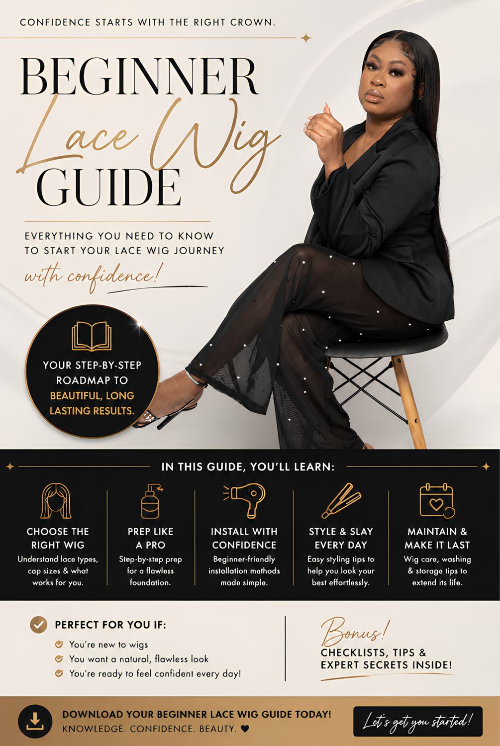 Beginner Lace Wig Guide(E-Guide)