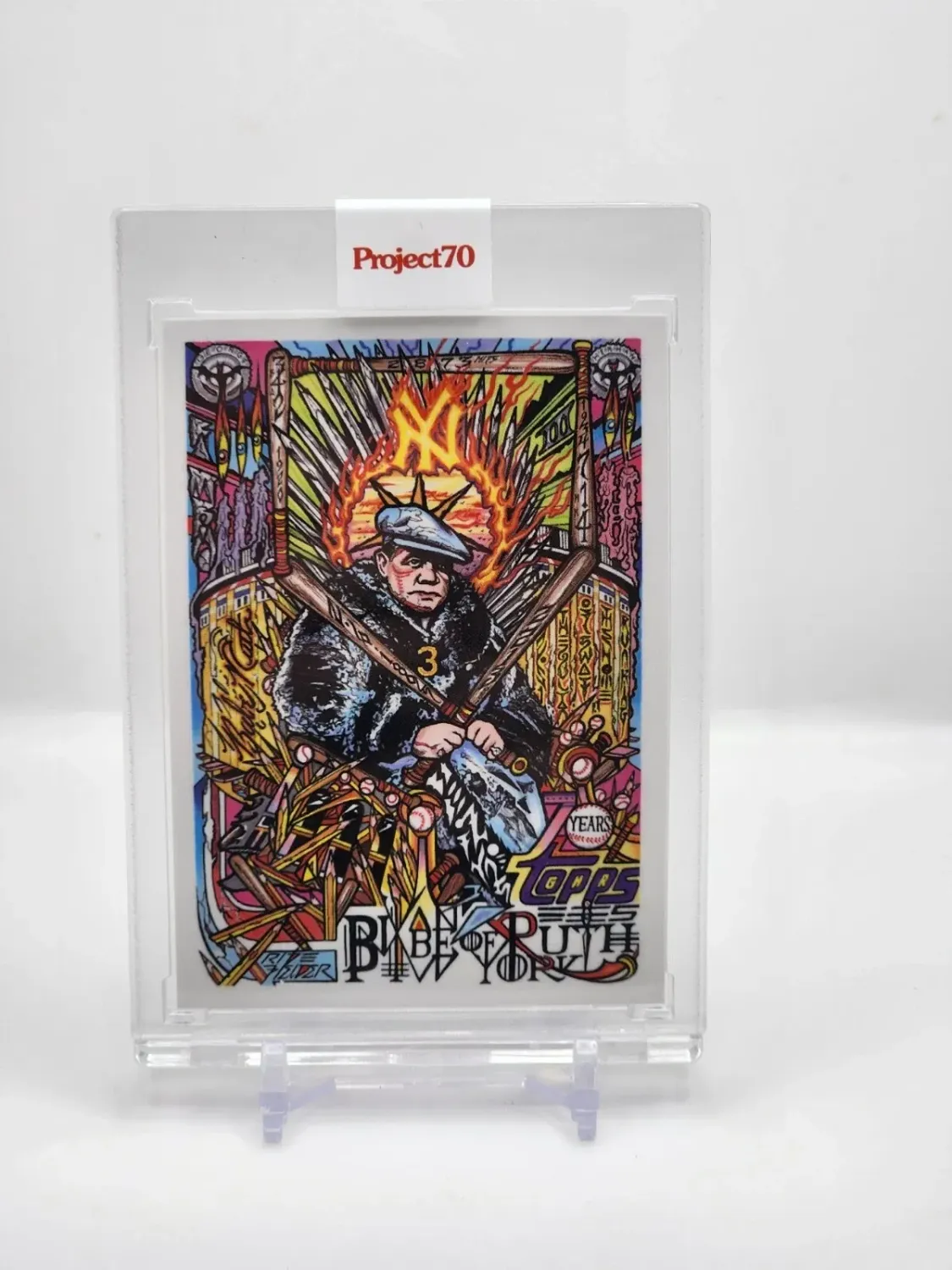 2021 Topps Project70 Card #140 - Babe Ruth - JK5 - New York Yankees