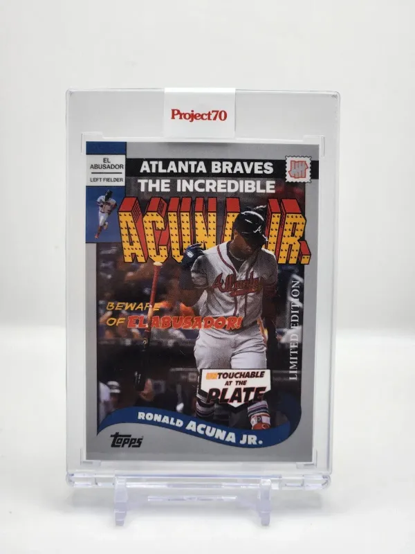 Topps Project70 Card 286 - 2002 Ronald Acuna Jr. by UNDEFEATED Project 70 Braves