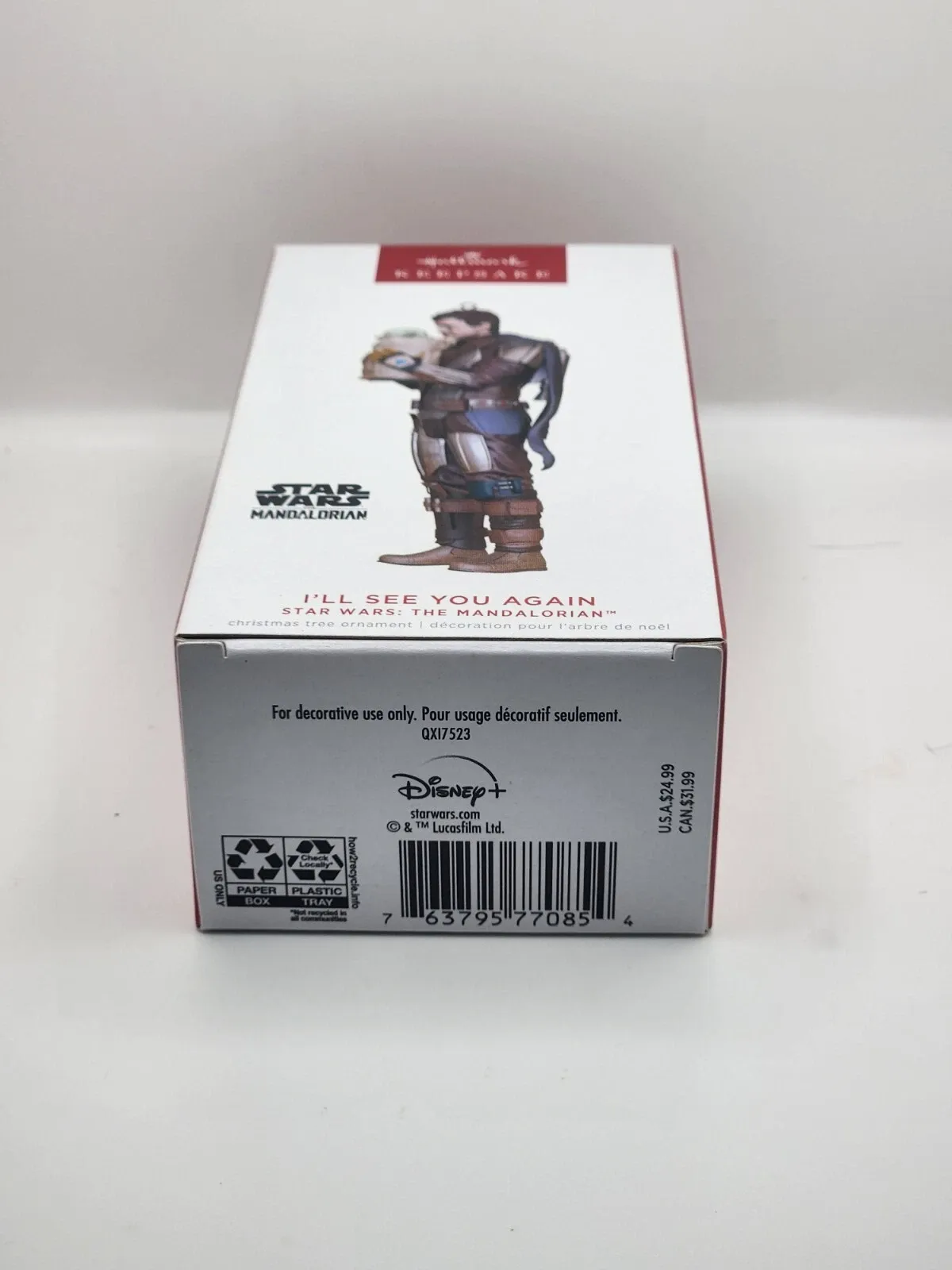 Hallmark Keepsake Ornament 2022 Star Wars Mandalorian I'll See You Again