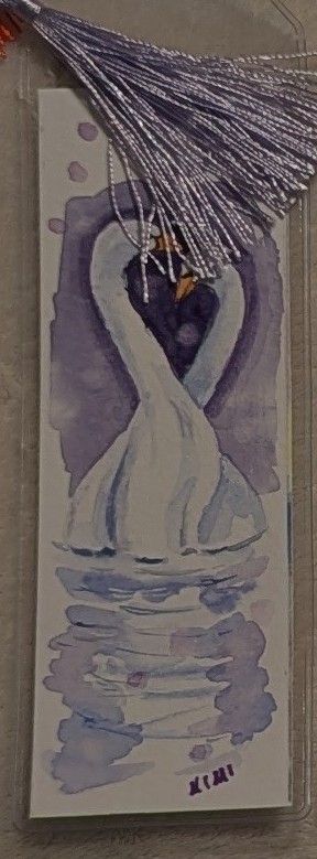MW Bookmark swans
