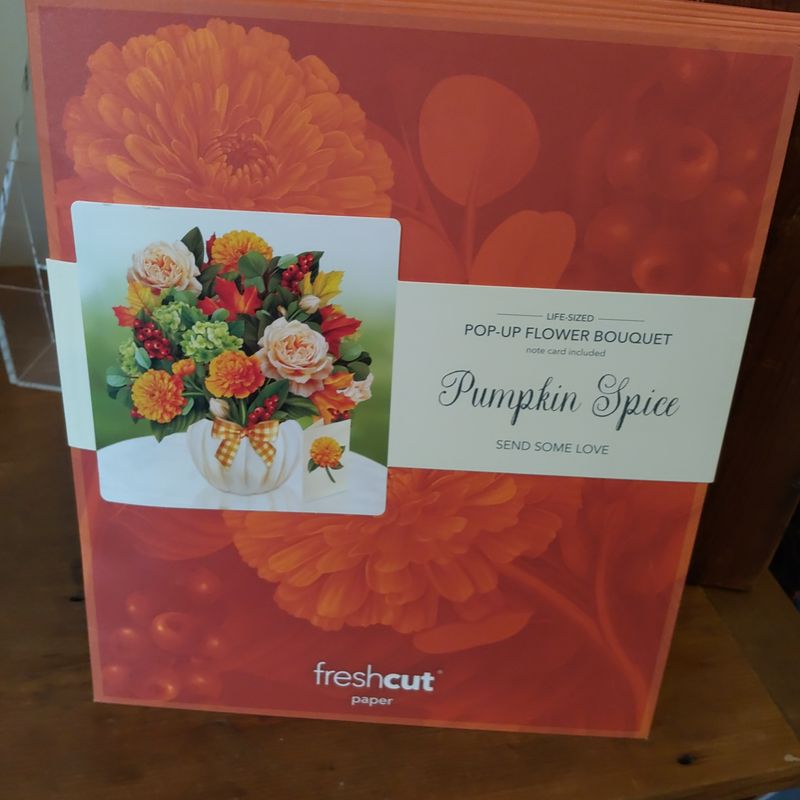 Freshcut Paper Pop Up Cards, Paper Flower Bouquet 3D Popup Greeting Cards with Note Card & Envelope, Birthday Card, Anniversary Card, Get Well Gifts for Women