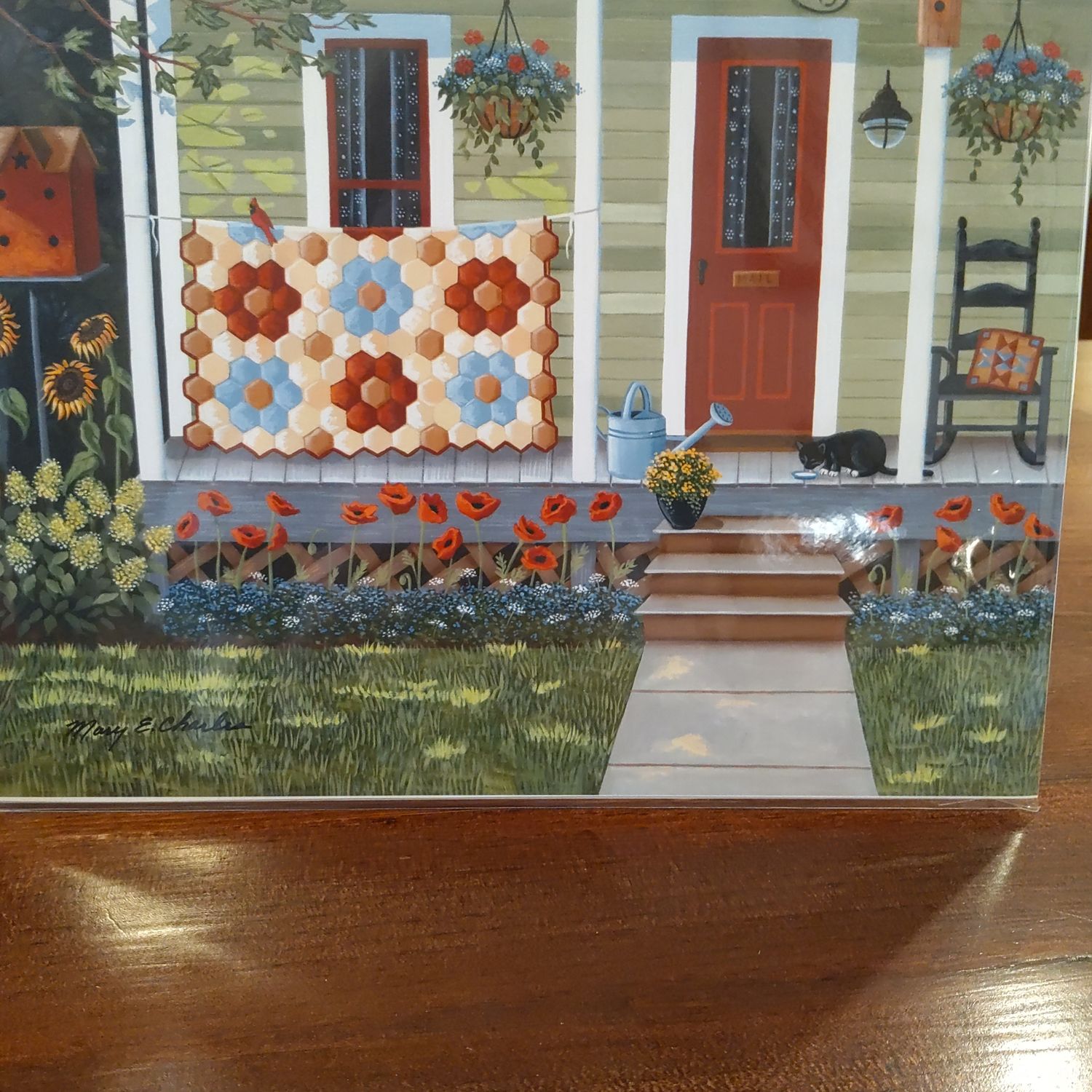 MC Unframed Grandmother's Flower Garden