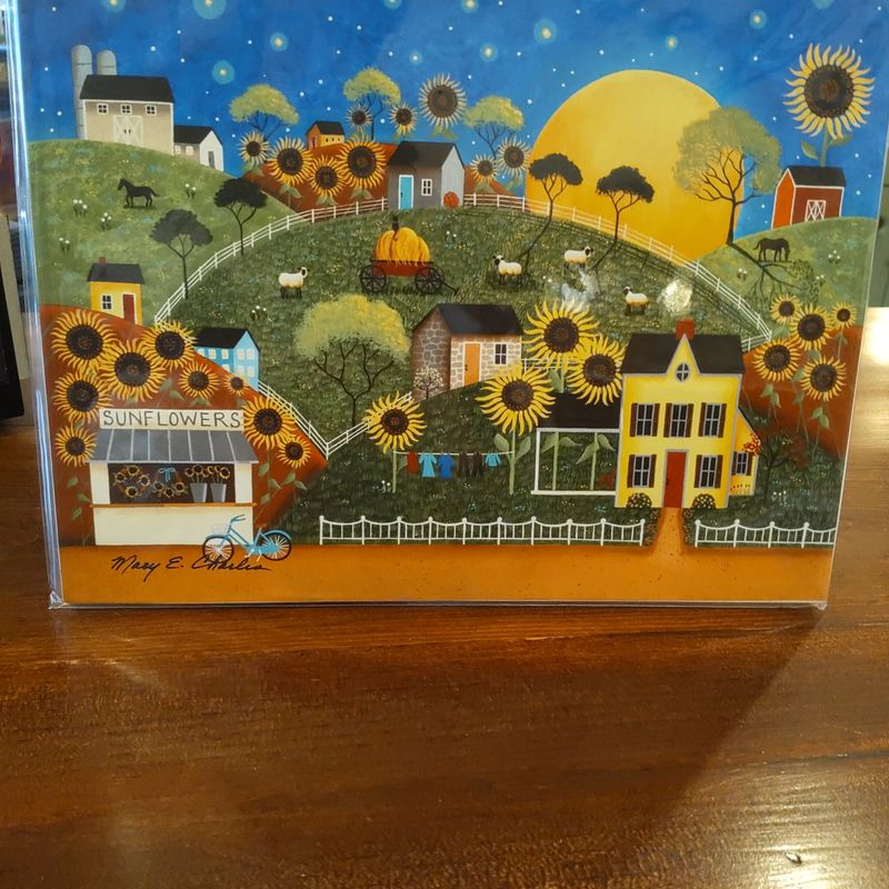 MC Unframed.Sunflower Evening