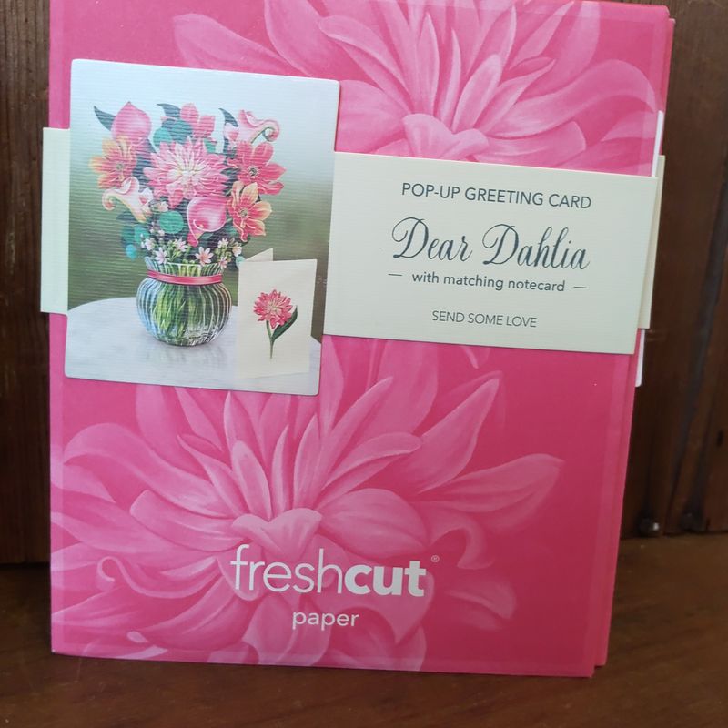 Freshcut Paper Pop Up Cards, Mini Dear Dahlia