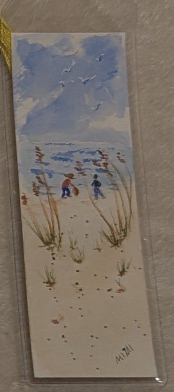 MW Bookmark beach couple