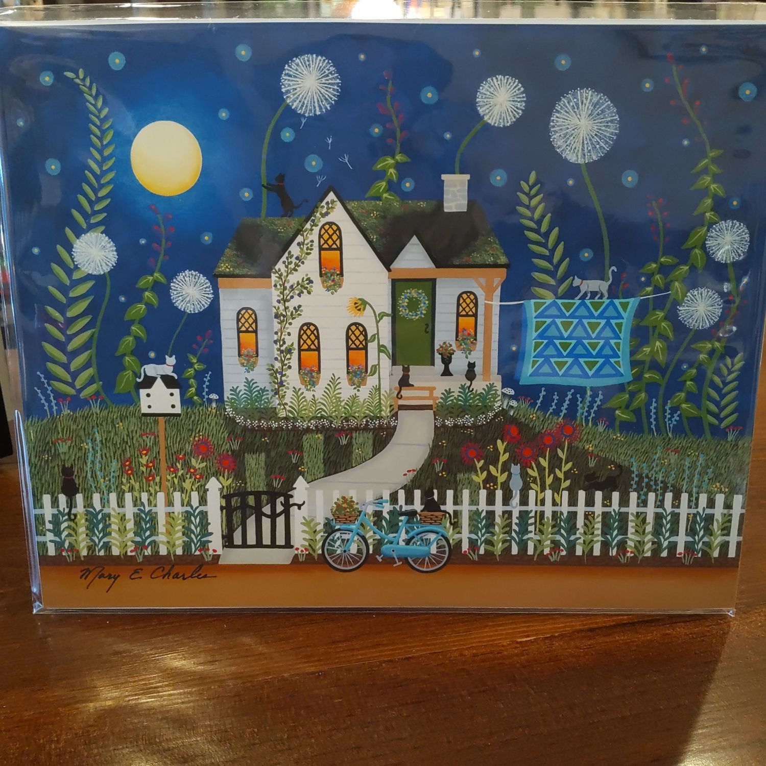 MC Unframed Cat Lover's Cottage