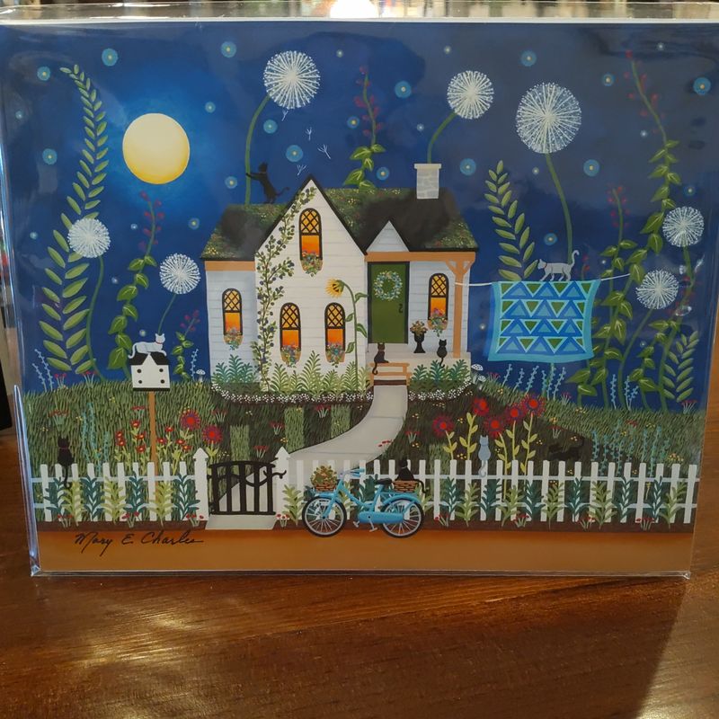 MC Unframed Cat Lover's Cottage