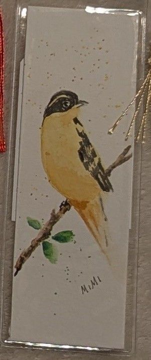 MW Bookmark goldfinch
