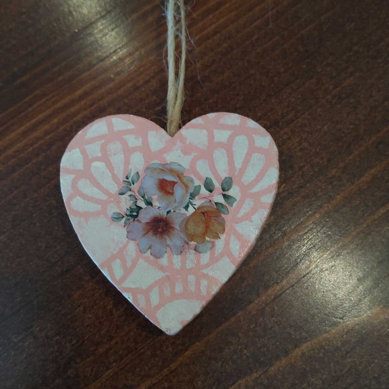 KC Heart Wooden Small