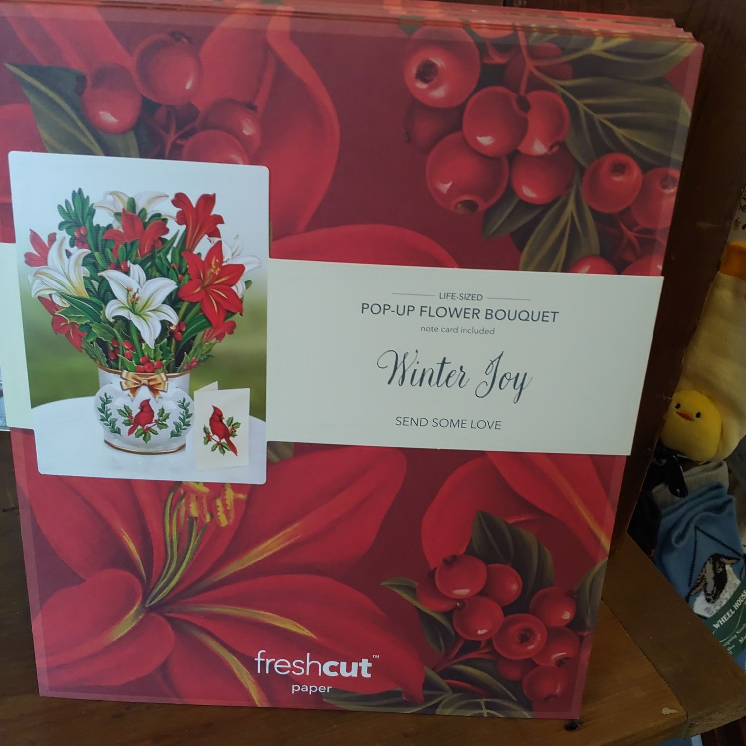 Freshcut Paper Pop Up Cards, Winter Joy