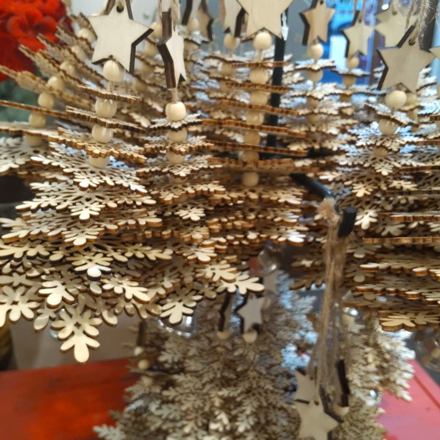 Wooden Christmas Tree Ornaments