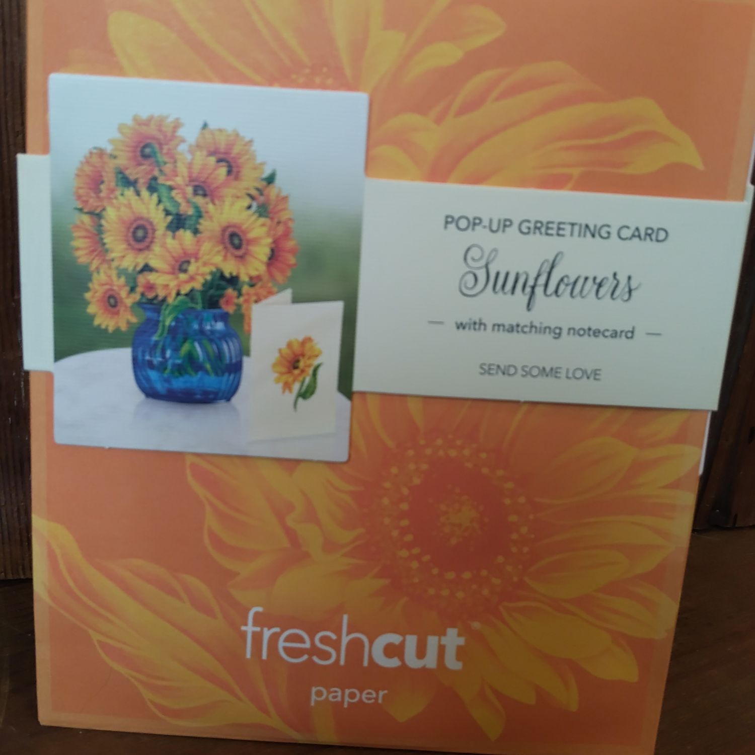 Freshcut Paper Pop Up Cards, Mini Sunflowers