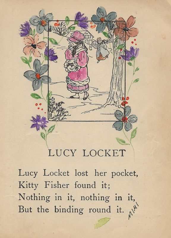 MW framed painting lucy locket