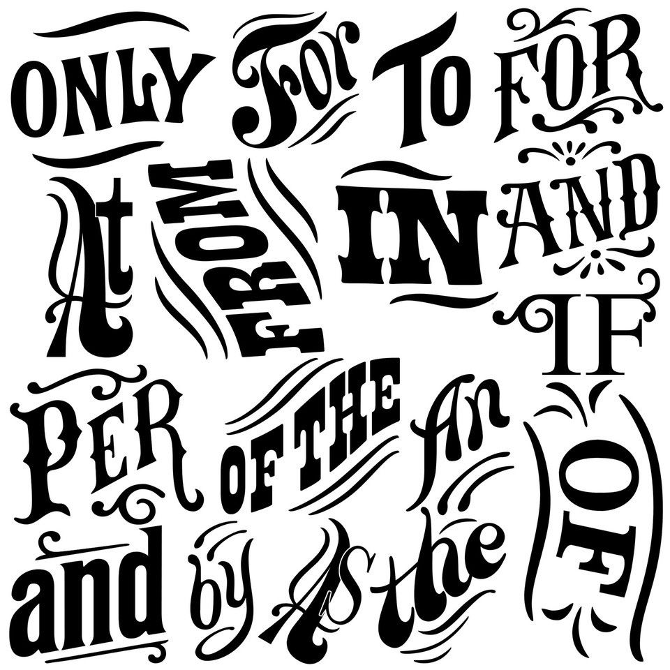 BlocType Decor Stamp by Iron Orchid Design, IOD