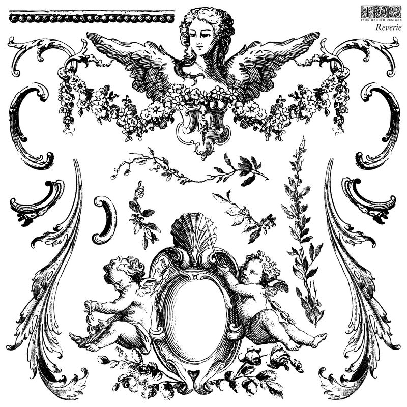 Reverie Decor Stamp by Iron Orchid Design, IOD