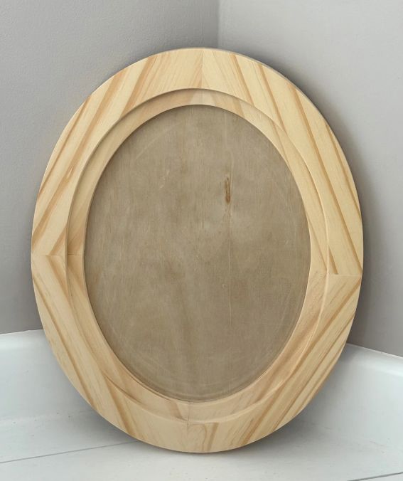 Oval Wood Gallery Blank 12.7 X 15.7