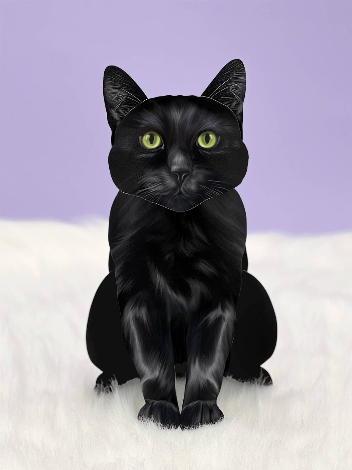 Black Cat (6 Pop-up Greeting Cards)