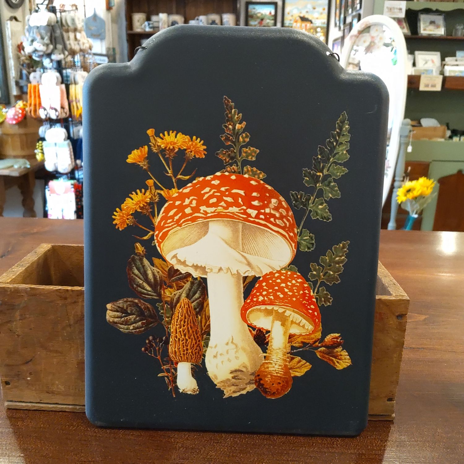 Mushroom Metal Wall Hanging