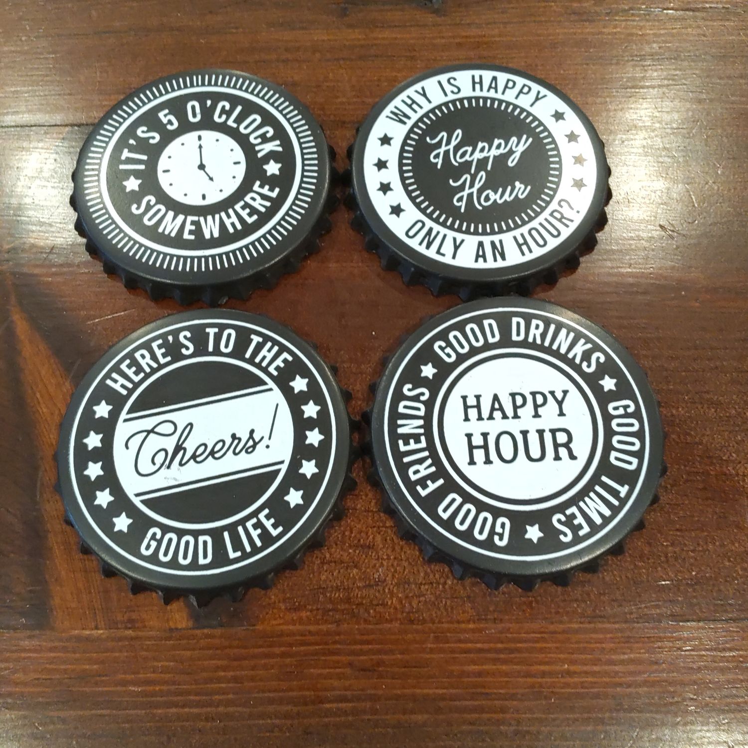 Bottle Cap Coasters