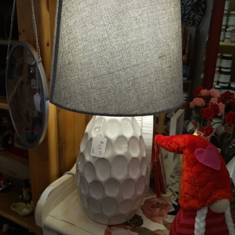 Lamp White Pineapple Base