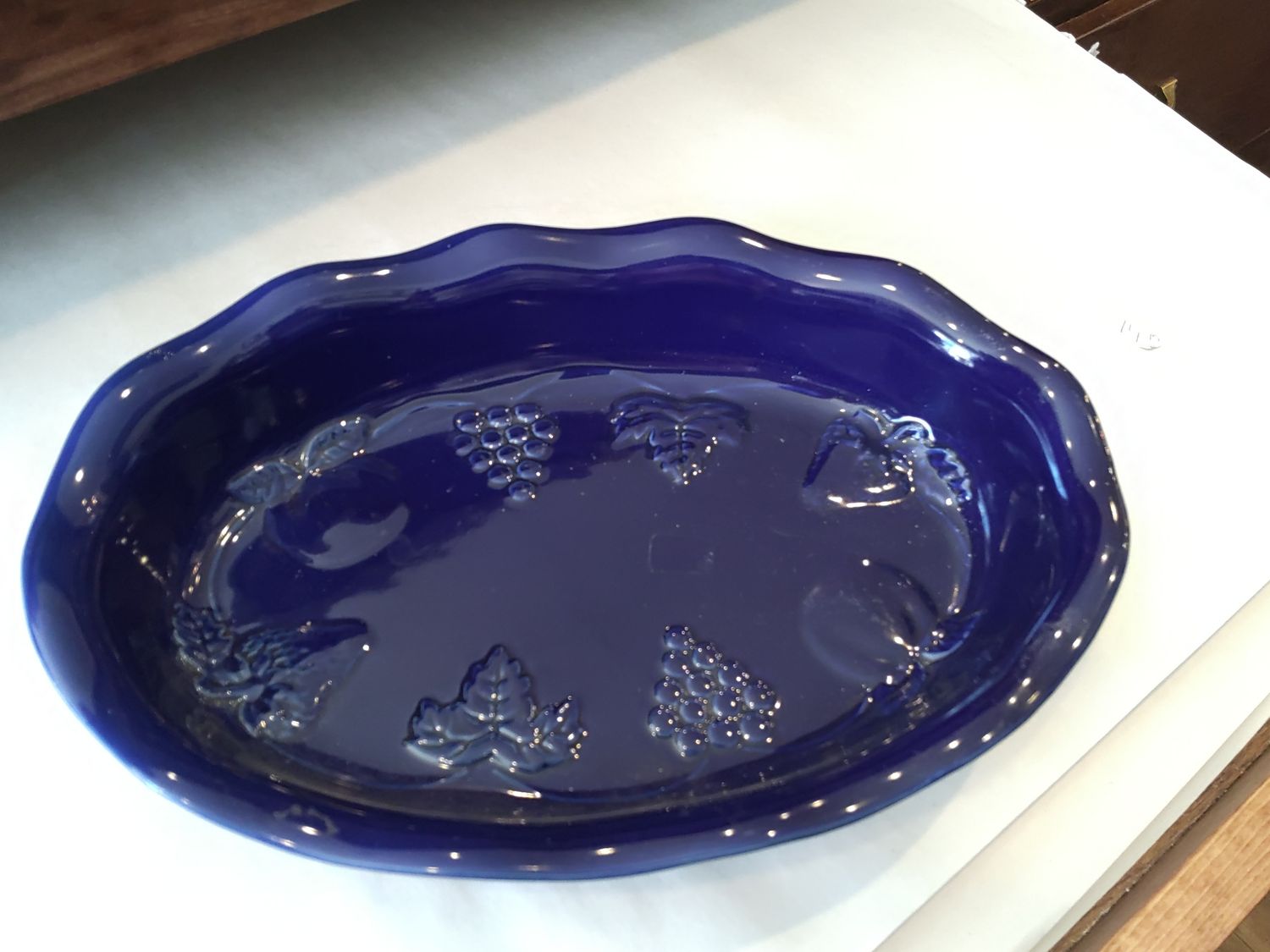 Royal Blue Fruit Dish