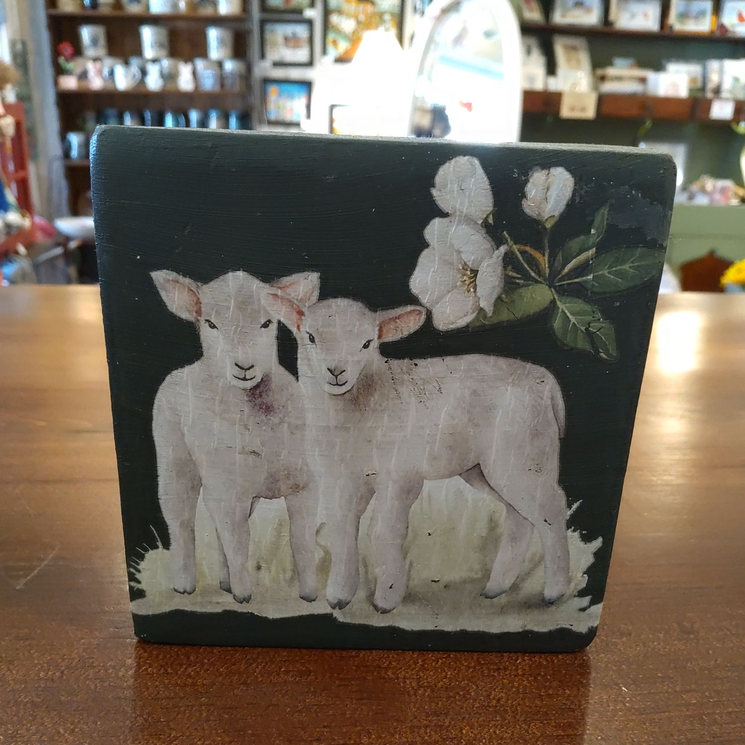 Lambs Wooden Sign