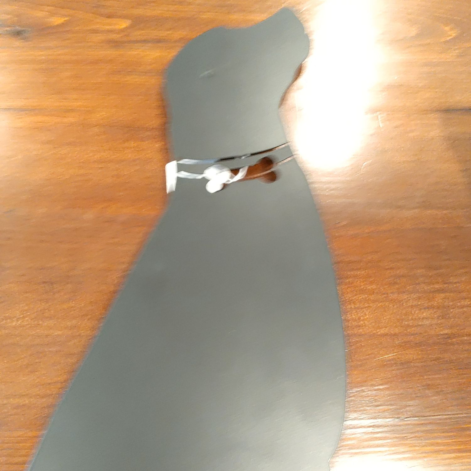 Black Metal Dog Stake