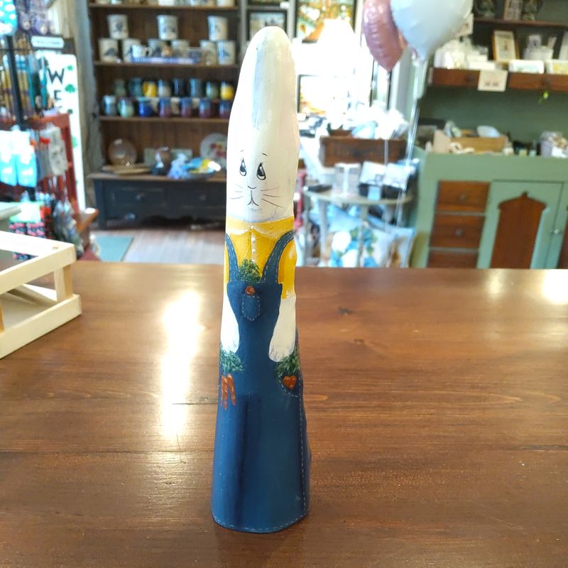 Painted Wooden Rabbit