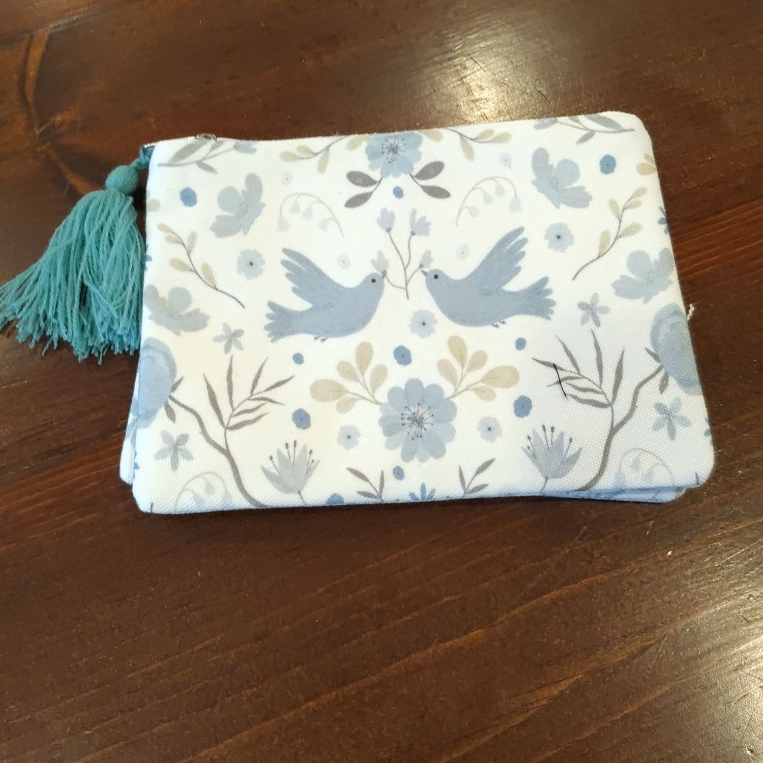Small Zippered Cloth Bags Birds