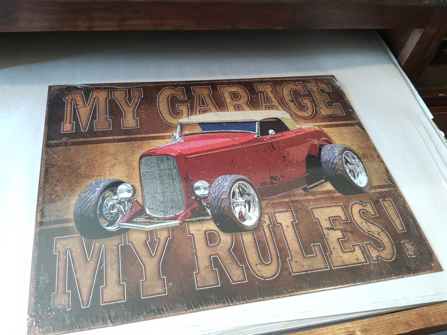 My Garage My Rules Sign