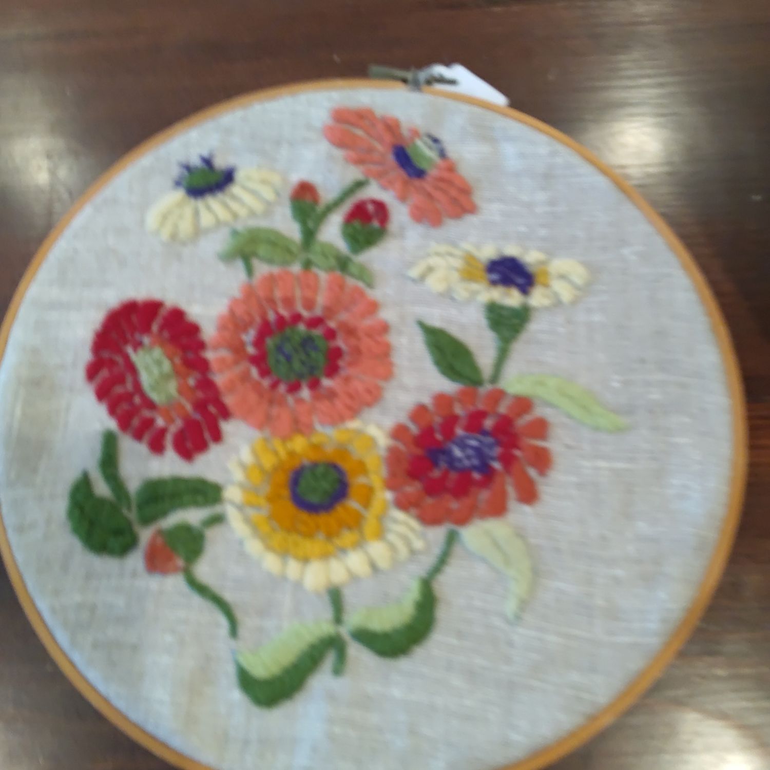 Floral Embroidery Hoop