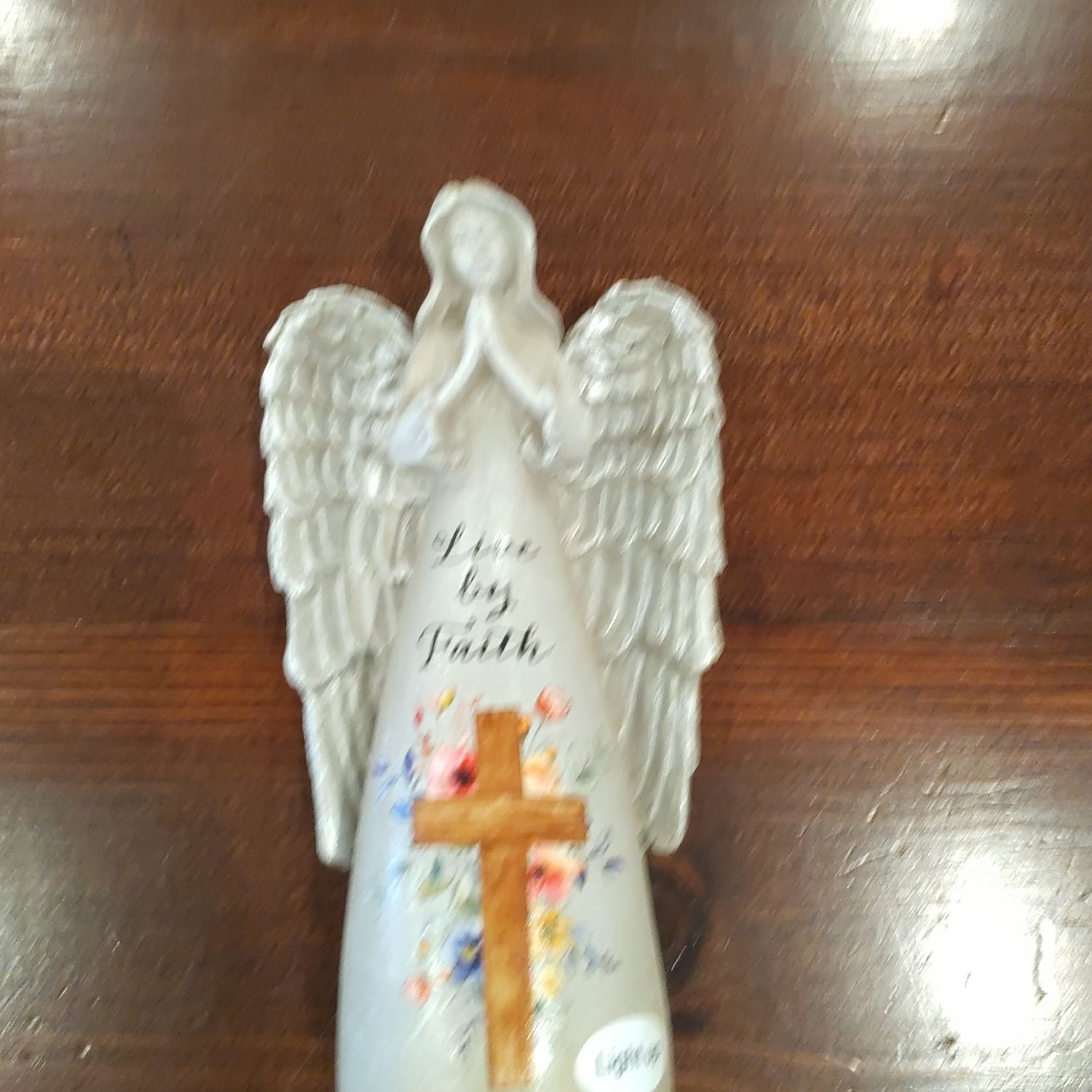 Live By Faith Angel Light Up