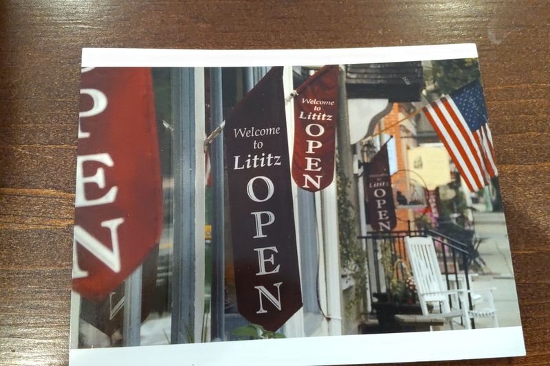 Welcome To Lititz Open Postcard