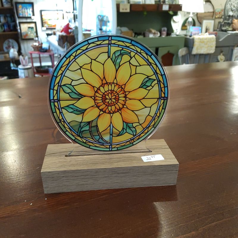 Sunflower Stain Glass