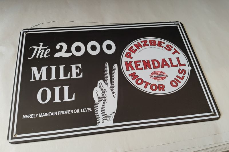The 200 Mile Oil Sign
