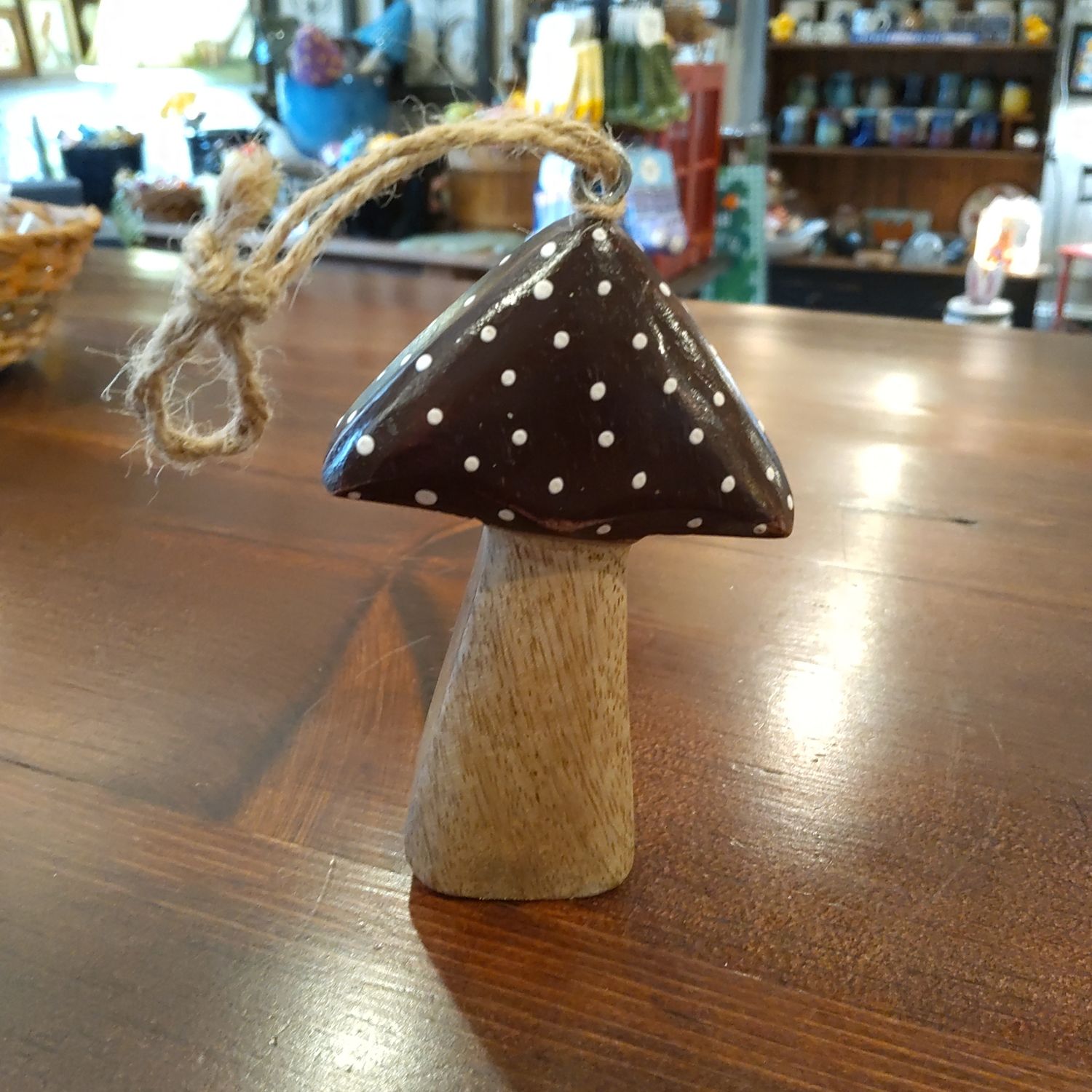 Large Mushroom Wooden Ornaments 