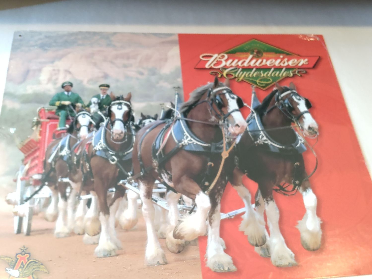 Budweiser Clydesdales Sign