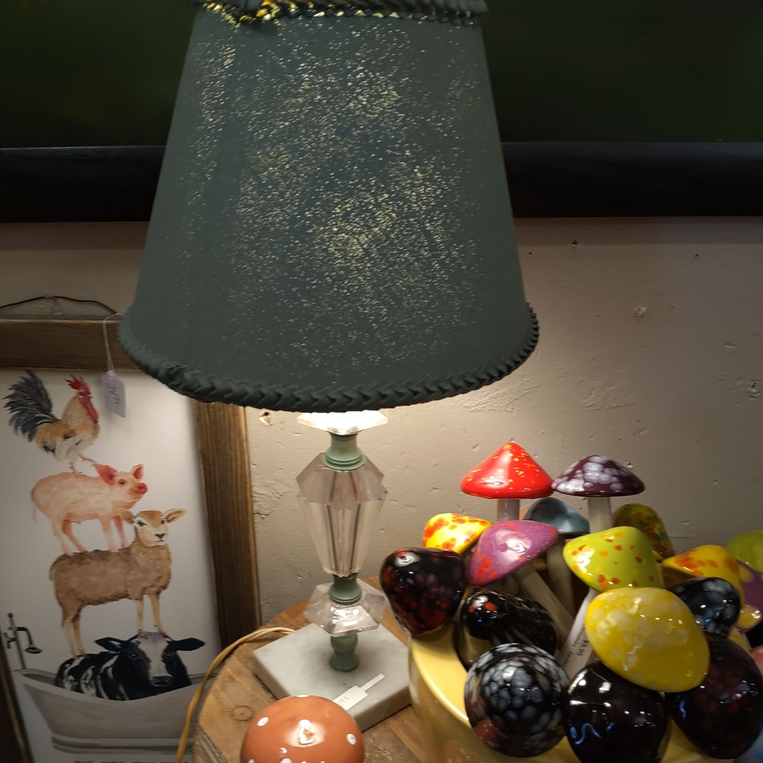 Lamp Green Lampshade