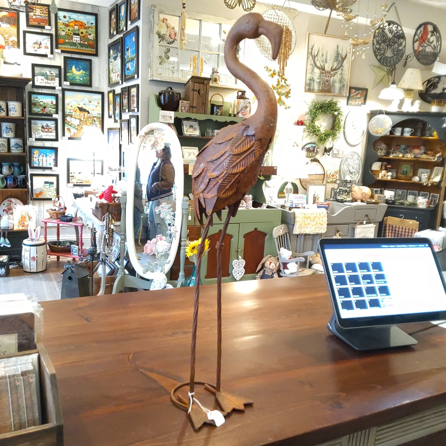 Rustic Standing Bird