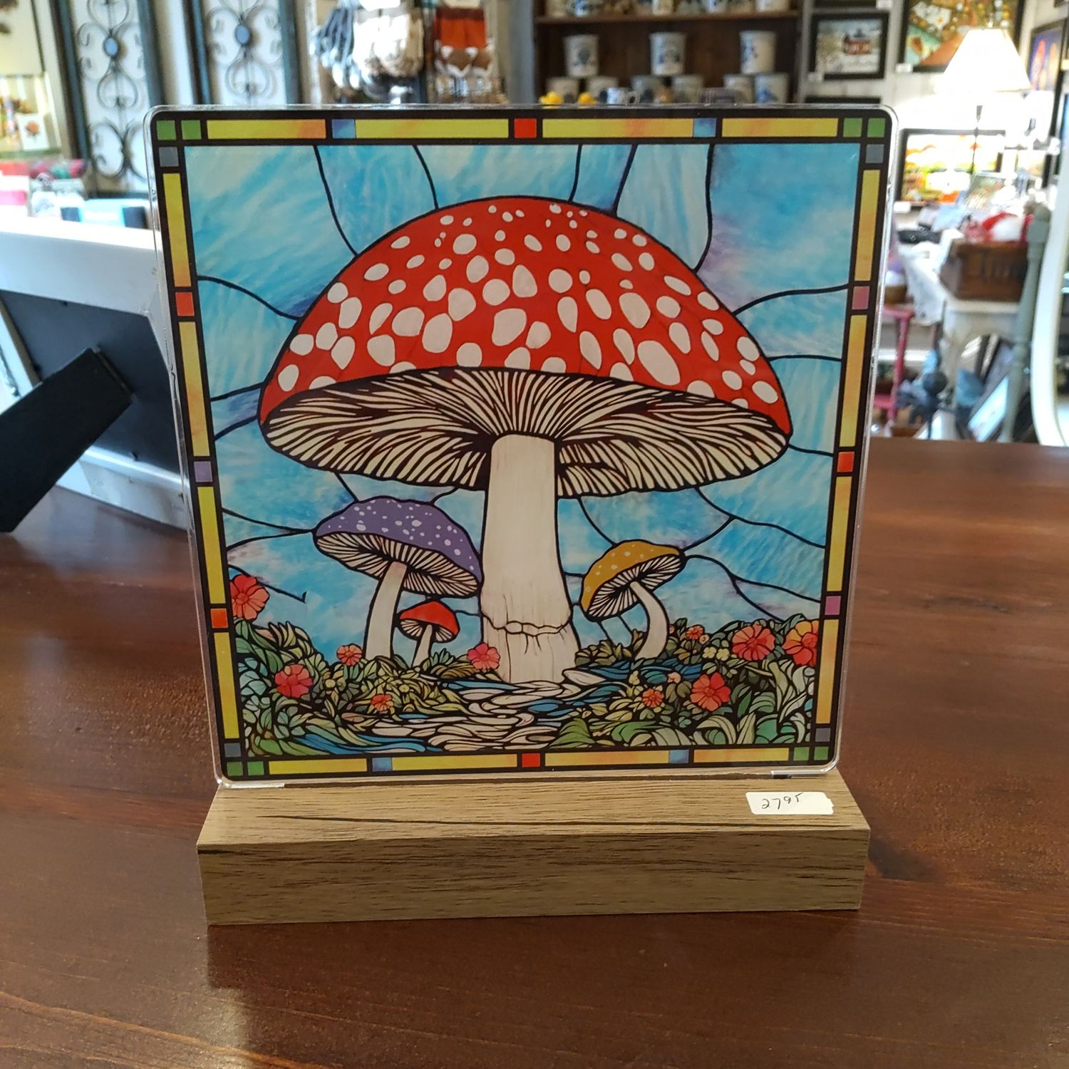 Mushroom Stained Glass 
