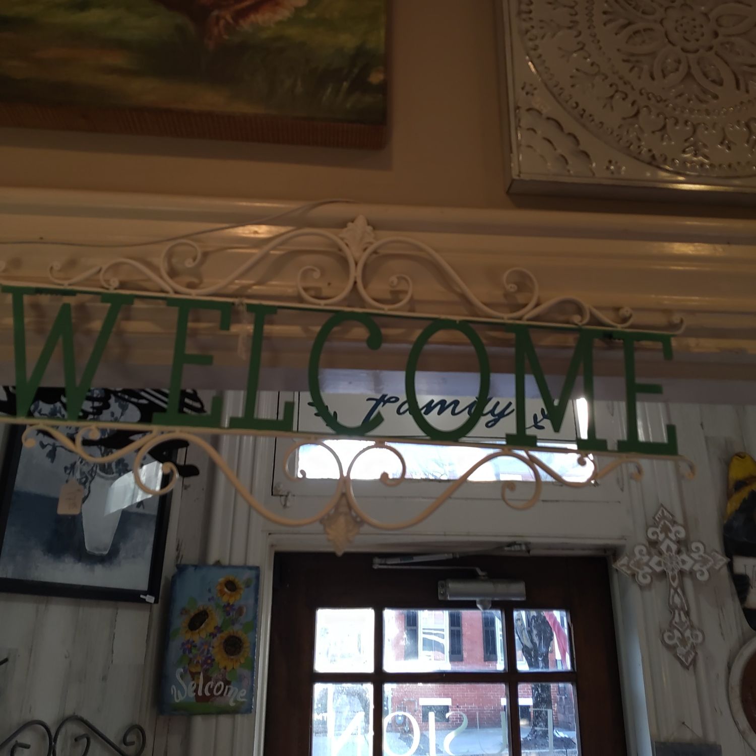 Welcome Metal Wall Decor