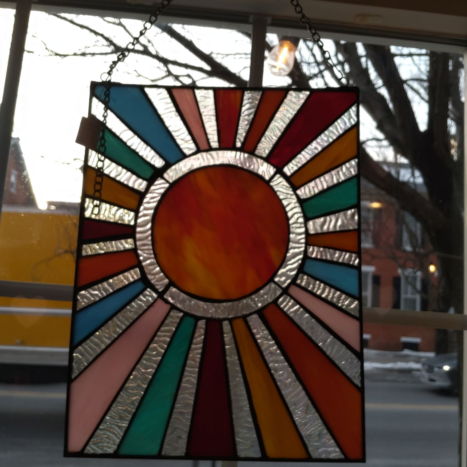 Sun Stain glass