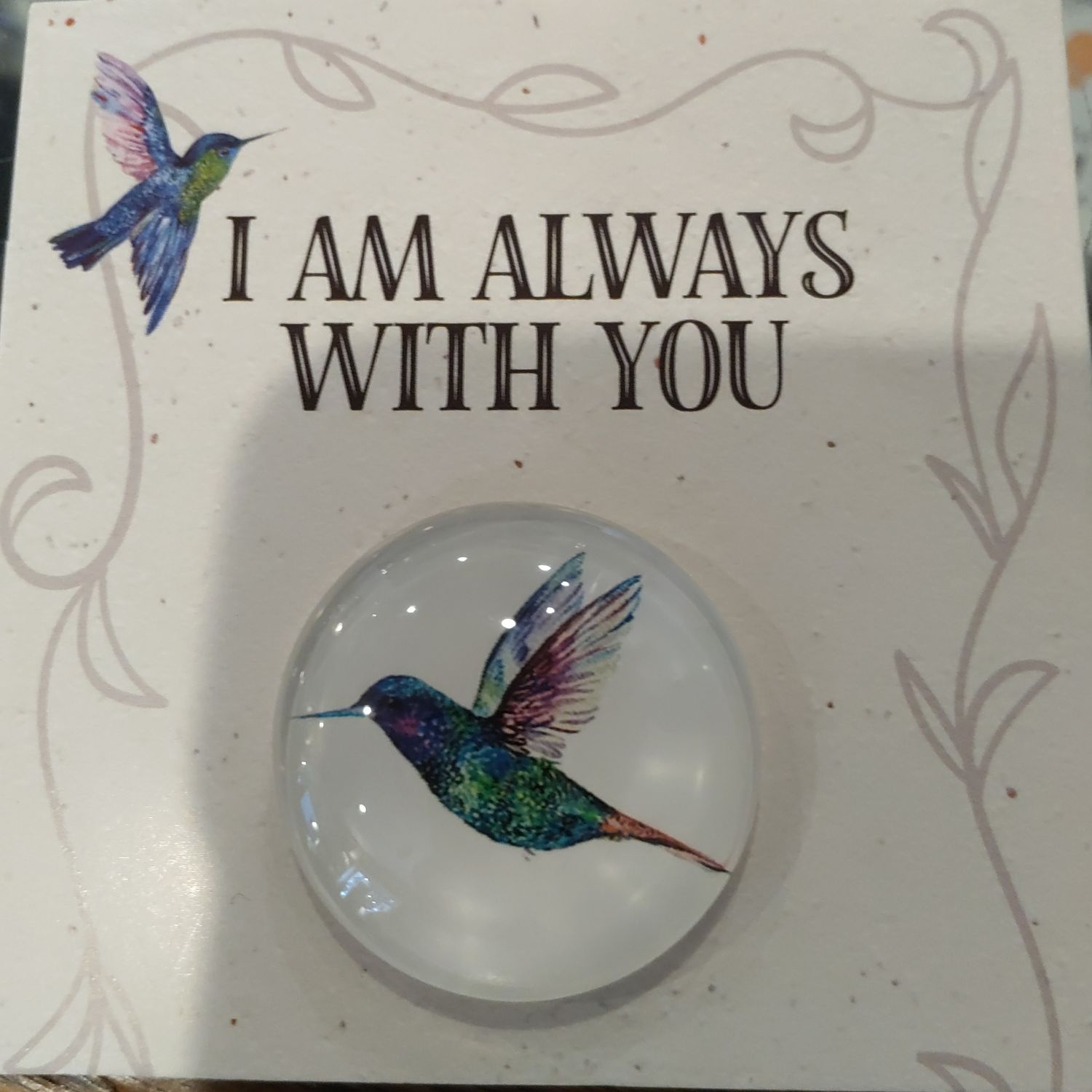 I Am Always With You Circle Pocket Charmt Char