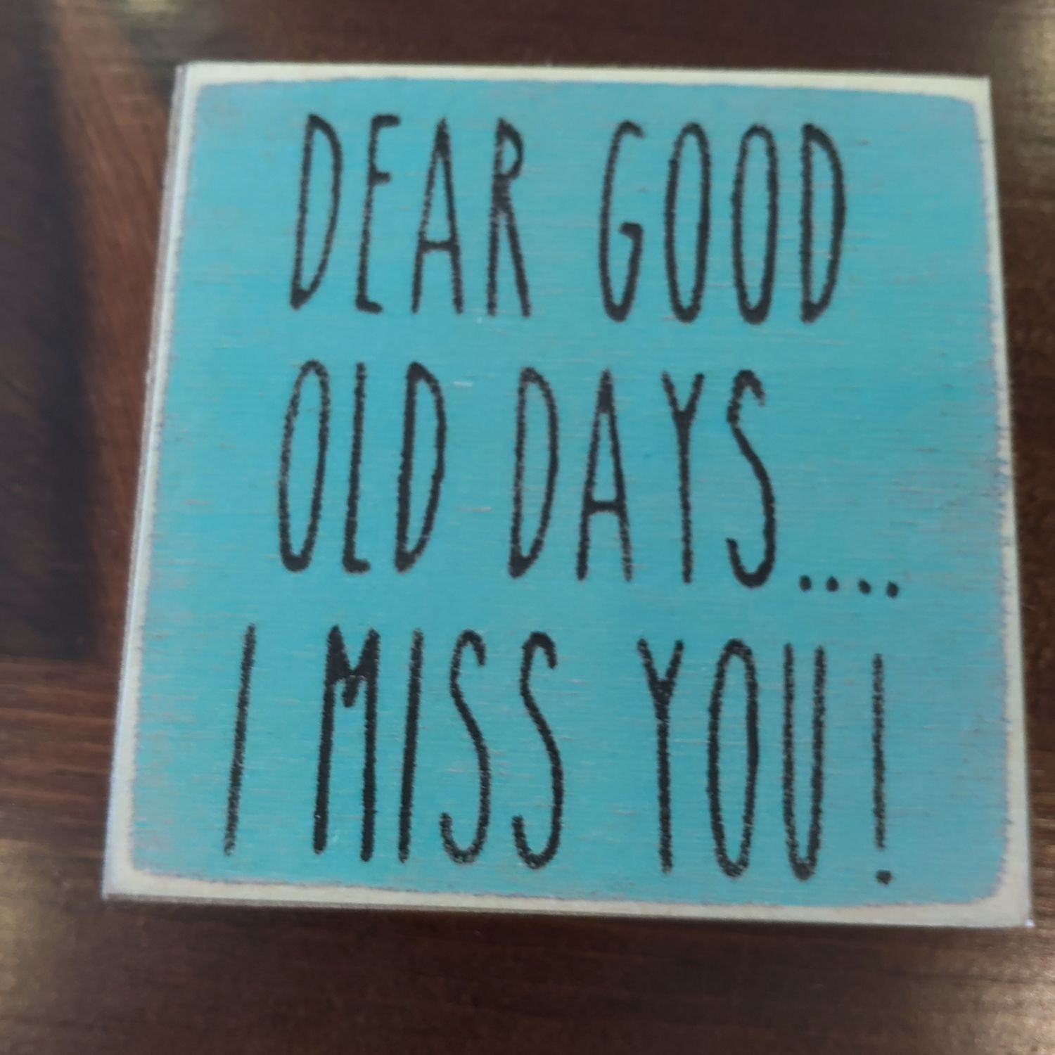 Dear Good Old Days, Miss You