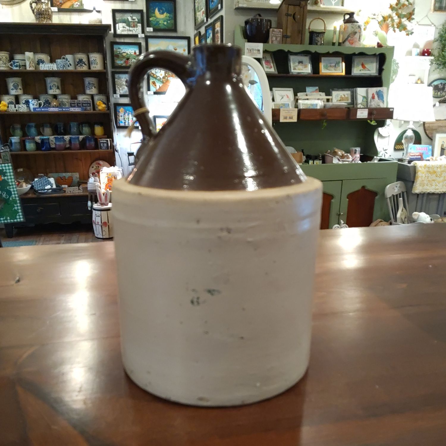 Large Brown Crock